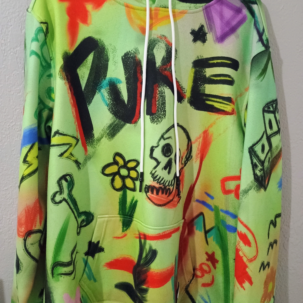 Colorful Graffiti Hoodie